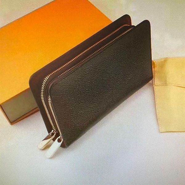 Portafoglio doppio ZIPPY Moda Uomo con manico Porta carte di credito Porta monete Donna Portafogli ad alta capacità Porta cellulare Pochette 3058