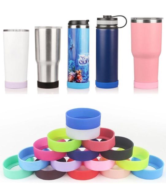 Silikon-Bodenabdeckung, Schutzhülle, Silikon-Gummi-Hülse, Mattenabdeckung für 20 oz 30 oz Tumbler5637237