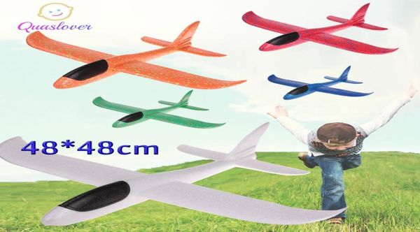 Diy crianças brinquedos avião mão jogar avião planador avião helicópteros voando aviões modelo de brinquedo para crianças ao ar livre game4842066