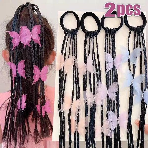 Acessórios de cabelo Peruca Trança Laço Arco Nó Ornamento Estilo Chinês Laço Alto Rabo de Cavalo Peça Imitação de Massa Frita Torções