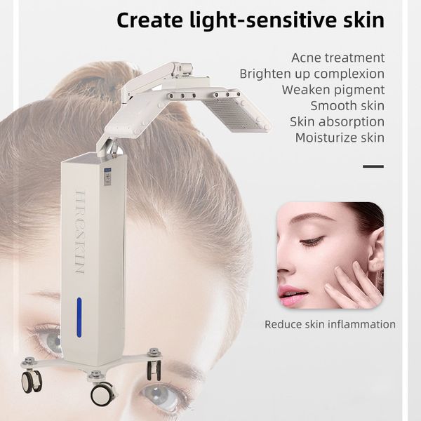 Promoção Especial Terapia de fótons vertical pdt led centro de rejuvenescimento da pele 1098 contas hidratante facial limpeza de poros instrumento de remoção de rugas