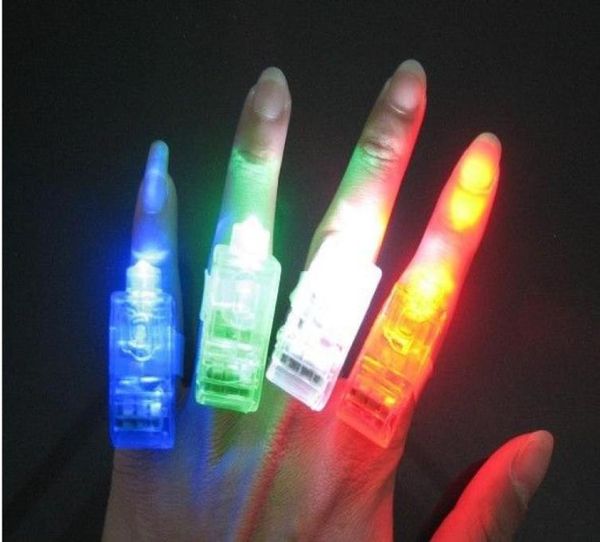 100pcslot LED lâmpada de dedo luz piscando luz de dedo óptico luz de dedo lamp2560305