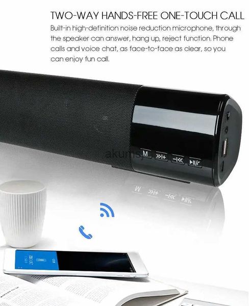 Tragbare Lautsprecher B28S Heimkino HIFI Tragbare Mini-Lautsprecher Wireless Stereo Lautsprecher Tragbare Freisprecheinrichtung TF FM YQ240106