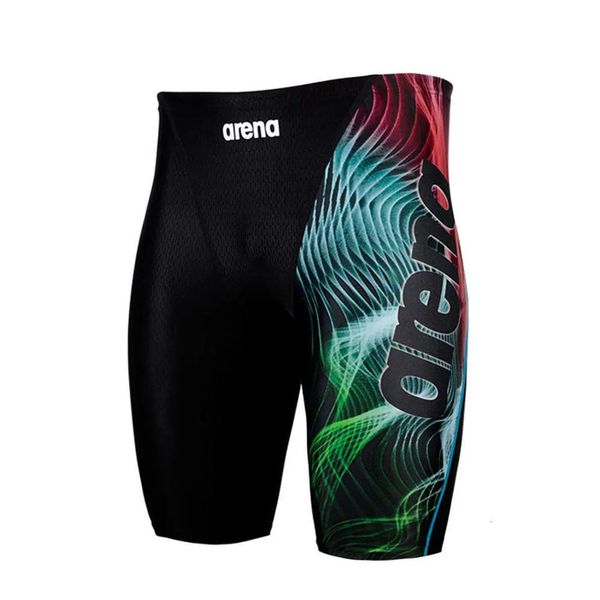 Homens de banho de banho 2023 homens jammers troncos de natação profissional praia shorts nadar surf secagem rápida verão correndo esportes apertado swimsui