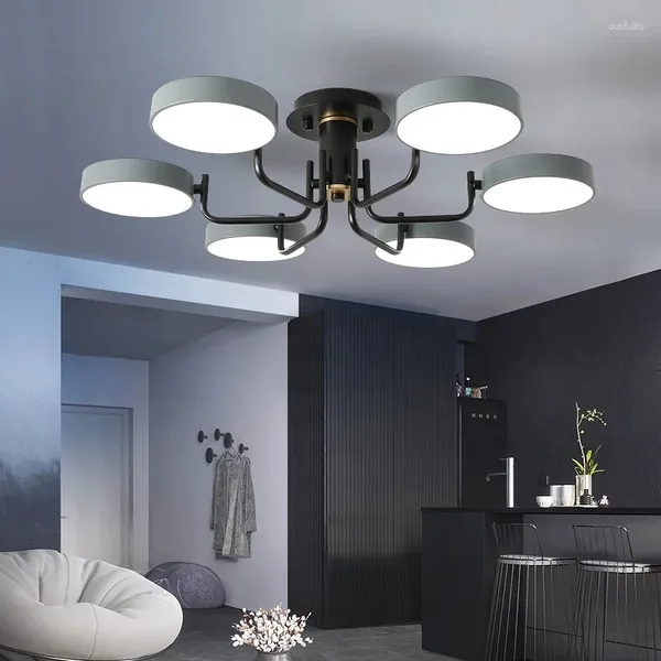 Plafoniere Moderne Stelle LED Nordiche per Soggiorno Camera da letto Supporto hardware Lampade di design per la casa Apparecchi da cucina