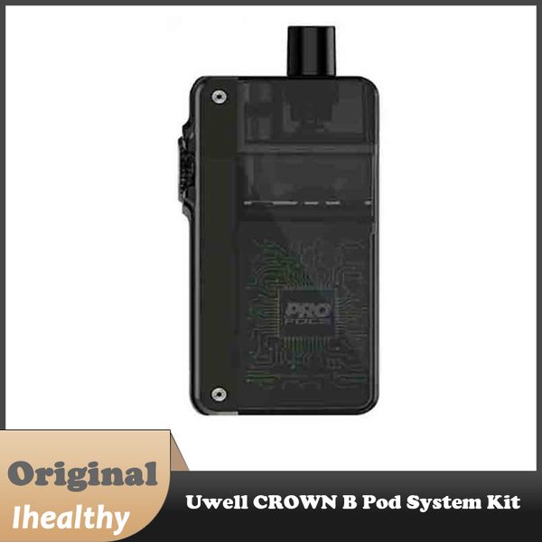 Kit sistema Pod originale Uwell Crown B 35W 1150mAh Batteria 3,5 ml Crown B Vaporizzatore per sigaretta elettronica Pod vuoto adatto Bobina PA