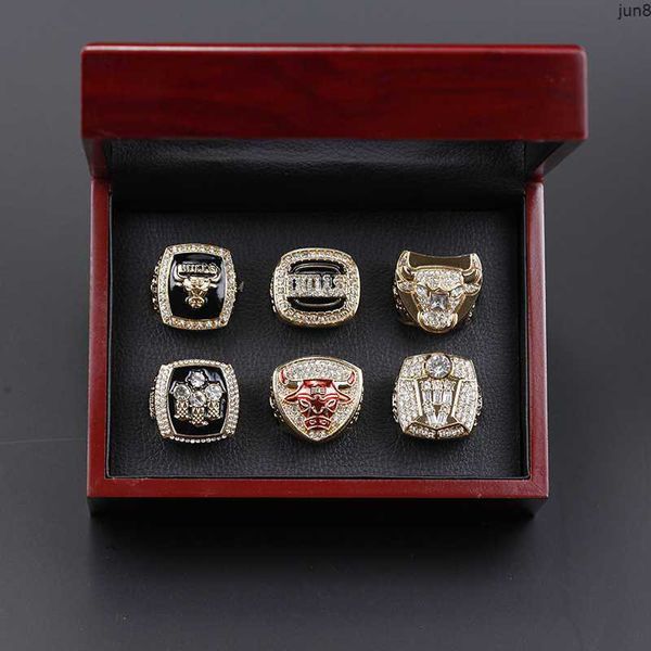 Rings Band Chicago Bulls 6-Jahres-Meisterschaftsring-Set für Fans Ij11