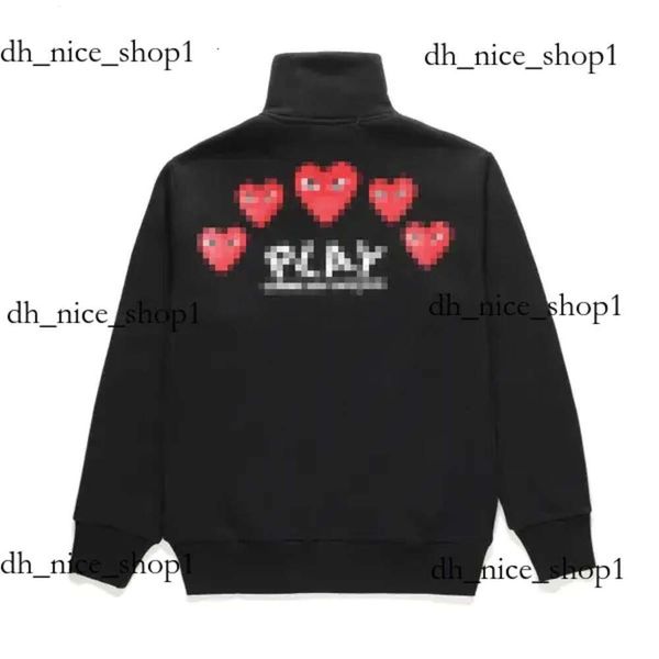 Designer Cdgs Classic Hoodie Fashion Play Little Red Peach Heart Bedruckter Herren- und Damen-Kapuzenpullover Mantel Cdg Hat Essentialsweatshirts 797