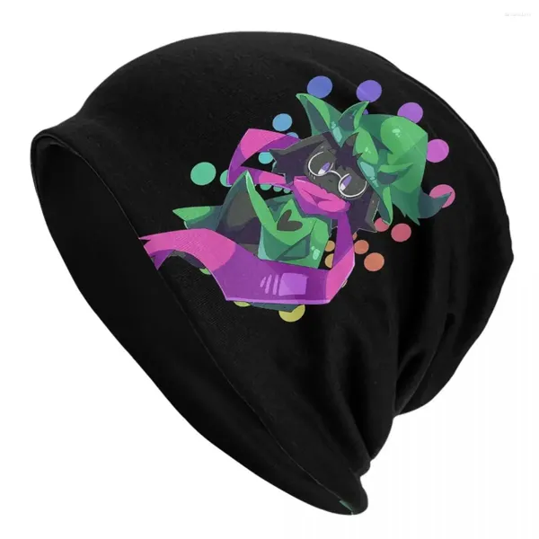 Berets Ralsei Blush Deltarune Jogo Unisex Adulto Beanies Caps Malha Bonnet Chapéu Quente Hip Hop Outono Inverno Ao Ar Livre Skullies Chapéus