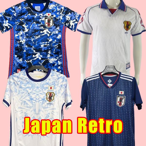 maglie da calcio retrò della Coppa del Mondo del Giappone NAKAMURA NAKATA INAMOTO MIYAMOTO KAZU magliette da calcio classiche vintage NAKAYAMA 16 17 18 20 1998 HOME AWAY 98