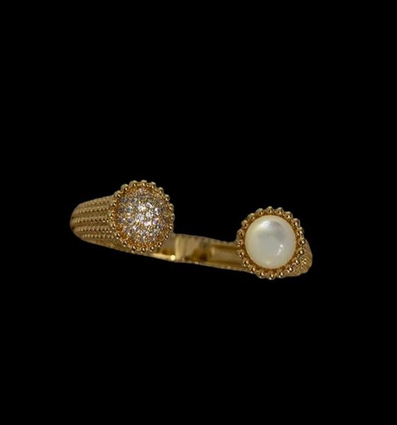 Gioielli in argento sterling 925 di marca pura per le donne intorno a perline anelli braccialetti set di gioielli firma anello braccialetto colorato palla Set1218827