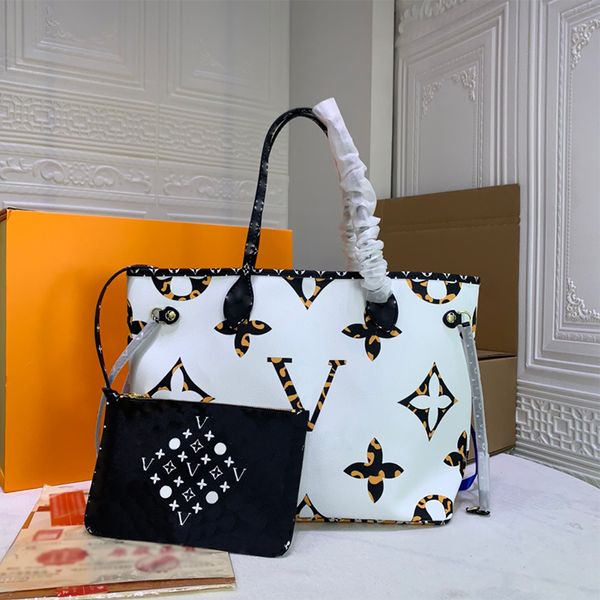 Borsa tote moda retrò Nuova borsa bianca di grande capacità Borsa portatile da donna Borsa di design di lusso Borsa a tracolla a tracolla Borsa da donna di moda temperamento