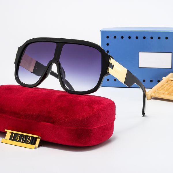 2023 Designer Luxus G U C Sonnenbrille Männer Frauen Brillen Outdoor Shades PC Rahmen Mode Klassische Dame Sonnenbrille Spiegel für mit Box
