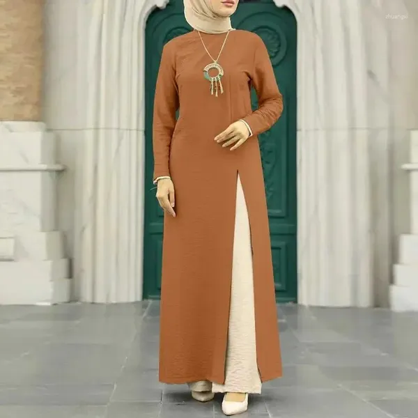 Ethnische Kleidung Abayas für Frauen Dubai Luxus-Kaftan Türkei Mode High Slit Saum Muslimische Kleider Islam Afrikanische Abaya Robe Plus Größe 5XL