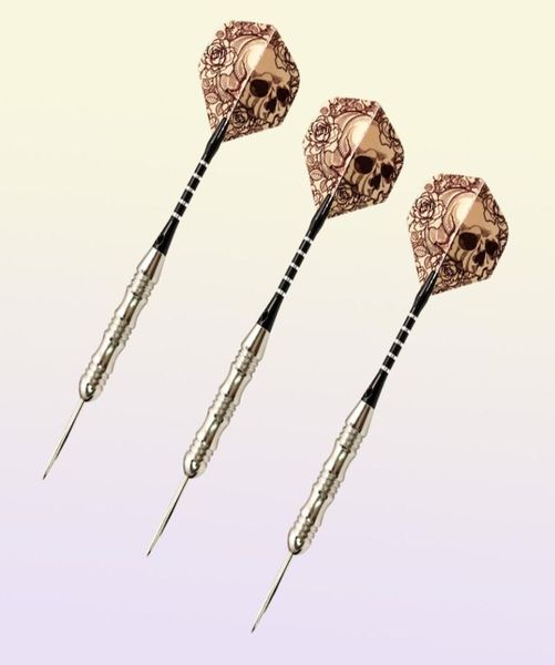 6 Stücke Stahlspitzen Darts 23g Schäfte Flight Harrow Point Wing Barrel Werfen Darts Zubehör Professionelle Darts Flight Box7827879