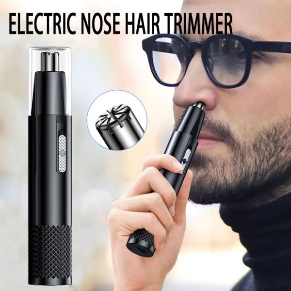 Новый электрический мужской прибор для удаления волос в носу, бритва, мини-бритва для женщин, бритье бакенбардов, триммер для волос в ушах, перезаряжаемый через USB, новый высококачественный портативный электрический прибор, подарки для мужчин