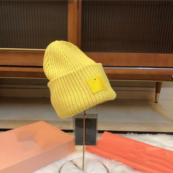 Kış Şapkası Beanie/Kafatası Kapakları Sıcak Şapka Unisex Snow Hat Kadın Sonbahar ve Kış Angora100% Çift Katmanlı Sıcak Skuller Yün Sıcak Örgü Şapka Bonnet Kayak Kapağı