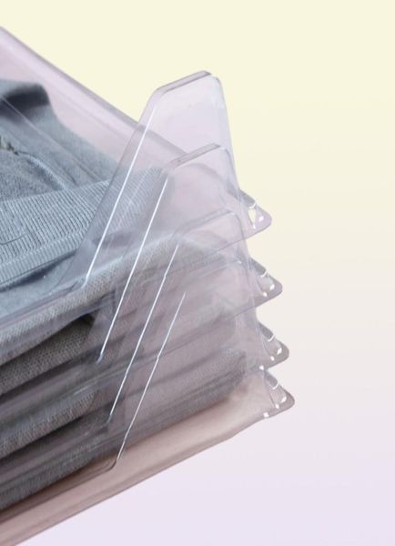 10 katmanlı giysiler depolama tahtası kat giyim organizatörü gömlek klasörü sırt çantası tişört belgesi dolap çekmecesi bölücü organizatör y2002851820