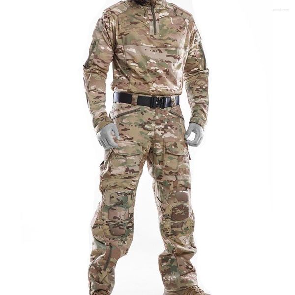 Erkeklerin Trailtits Avcılık Setleri Rus Kamuflaj Takım Mens G3 G4 Frogman Savaş Eğitimi Gen4 Taktik Tişörtler Pantolon Askeri Üniforma