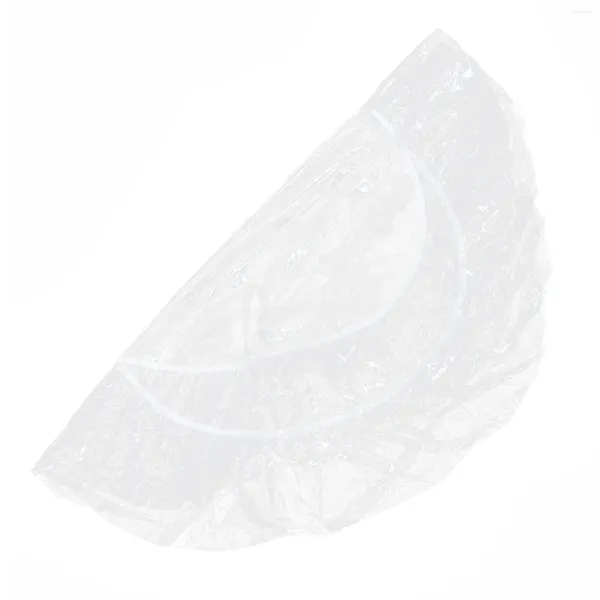 Luva plástica preta retangular impermeável transparente da toalha de mesa transparente do Pvc