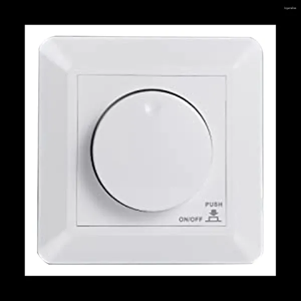 Interruptor dimmer LED de controle residencial inteligente embutido para fase regulável e halógena de 5-300 W