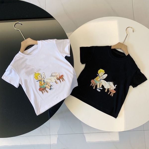 T-shirt con stampa Cat G nuova di zecca della marea estiva di 23 anni, maglietta sportiva a maniche corte in cotone, alla moda per uomo, donna e bambino.