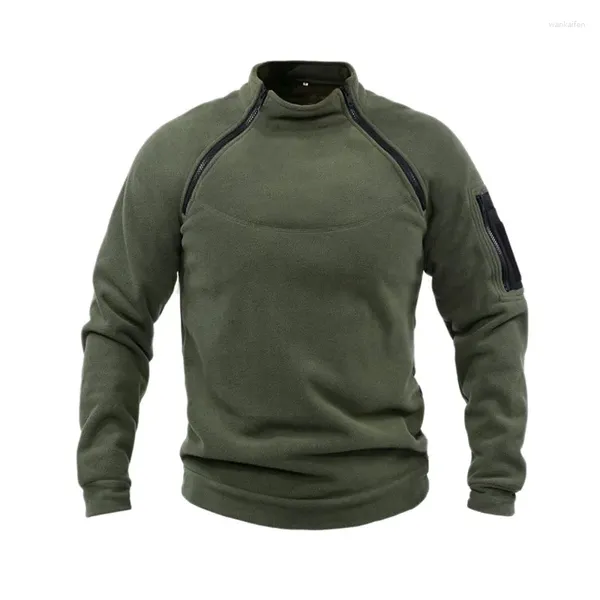 Jaquetas masculinas homens jaqueta de lã de inverno parka casaco casual tático exército outwear grosso quente bombardeiro militar homem roupas