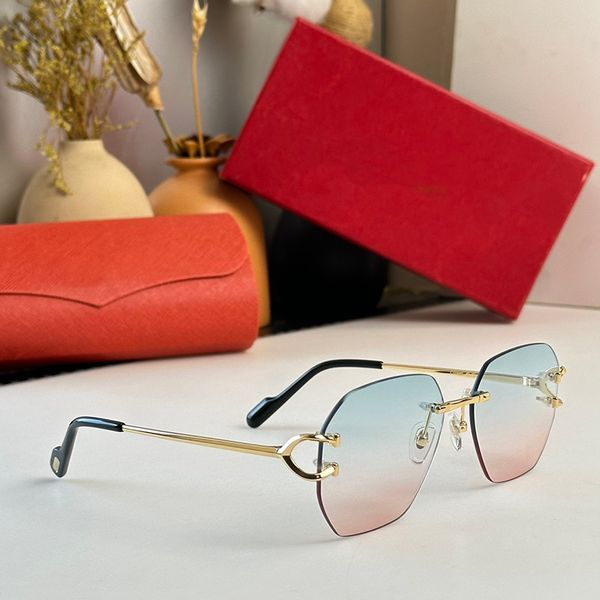 Carti Brille Büffelhorn Sonnenbrille Herren Damen Klassisch Quadrat Freizeit Luxus Rechteckige BrilleMehrfarbige Moderahmen Sonnenbrille Großhandel mit Kastenrahmen