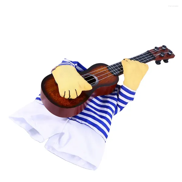 Dog Apparel Costume Cosplay Party Christmas Gift The Small Tocando guitarra Decorações de Halloween