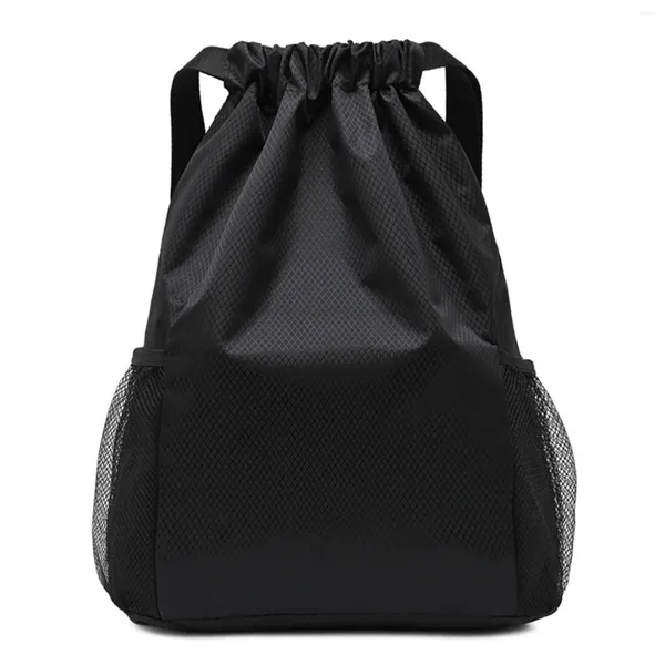Alışveriş Çantaları Drawstring Sırt çantası String Draw Pack Spor Salyası Dükkanı Yoga