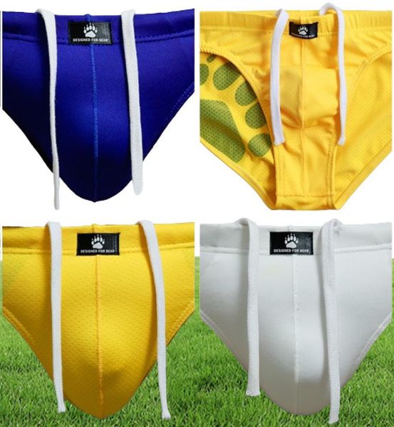 Plus Size Bear Claw Paw Men039s Costumi da bagno Slip triangolari Trunks Gay Bear Slip a vita bassa per Bear 6 colori M L XL XXL8632830