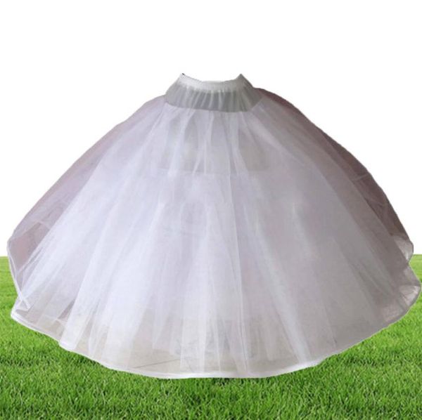 Hoopless 8 camadas de tule duro casamento anáguas luxo princesa vestido de baile vestidos underskirt longo crinoline tulle6236805