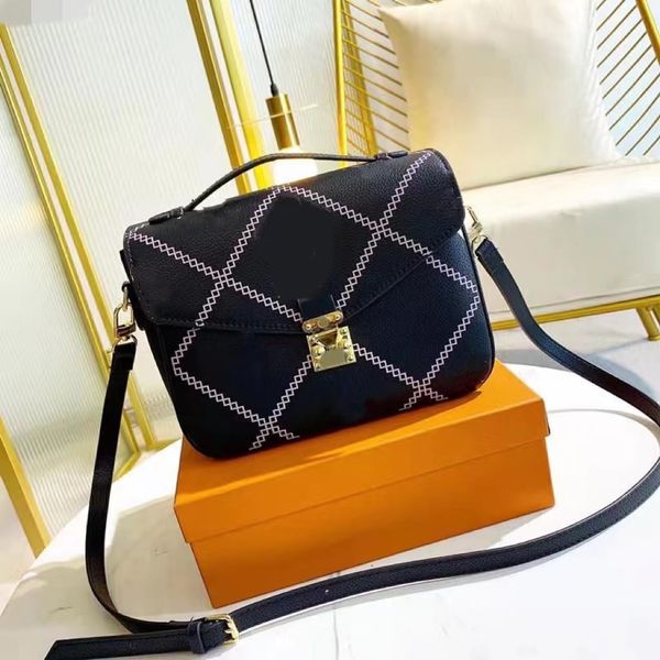 Bolsa feminina designer clássica METIS bolsa de couro bolsa de ombro mensageiro feminina bolsa crossbody M40780 bolsa de bolso de luxo carteira porta sela bolsa para todo o mundo frete grátis