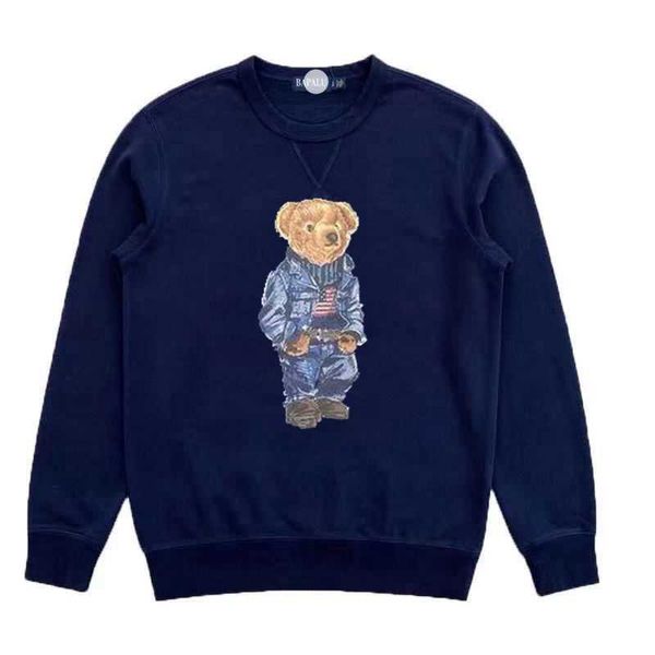 Felpe con cappuccio da uomo Felpe taglia US Polo Bear Felpa con cappuccio rossa Uomo all'ingrosso Taglie forti Abbigliamento Felpa Tute Camicie Uomo maniche lunghe 97ave