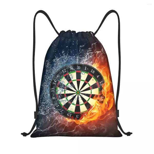 Einkaufstaschen Custom Darts Board Kordelzug für Training Yoga Rucksäcke Frauen Männer Pfeil Bogenschießen Ziel Sport Gym Sackpack