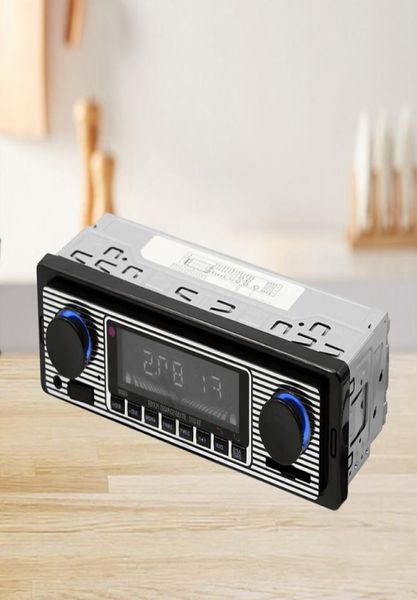 Винтажная автомобильная магнитола с Bluetooth, MP3-плеер, стерео USB AUX, классическая автомобильная стереосистема o15430049