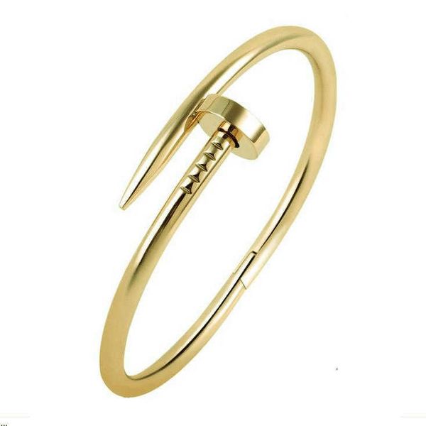 Designer-Cartres-Armband, koreanische Version der beliebten Schraubennägel, 18-Karat-Goldarmbänder, modische, trendige Armbandringe