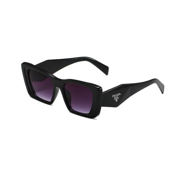 Óculos de sol designer ponte dupla moda lentes de vidro UV com estojo de couro óculos de sol para homem mulher 7 cores opcionais assinatura triangular