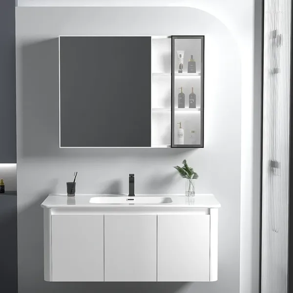 Смесители для раковины в ванной, утолщенный алюминиевый керамический цельный шкаф для умывальника, комбинированный стол с закругленными углами