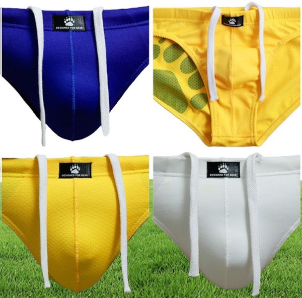 Plus Size Bear Claw Paw Men039s Costumi da bagno Slip triangolari Trunks Gay Bear Slip a vita bassa per Bear 6 colori M L XL XXL8468647