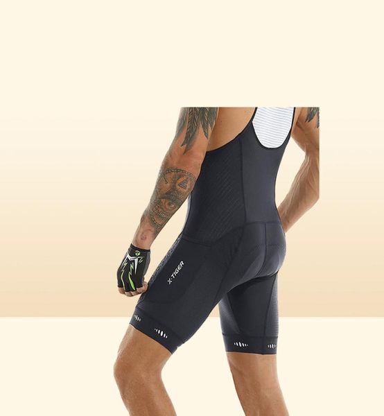 X-Tiger Radsport-Trägerhose Herren Triathlon Ciclismo Masculina Trägerhose Gel-gepolsterte Fahrradhose Lycra mit Kets Fahrradshorts 2204238099390