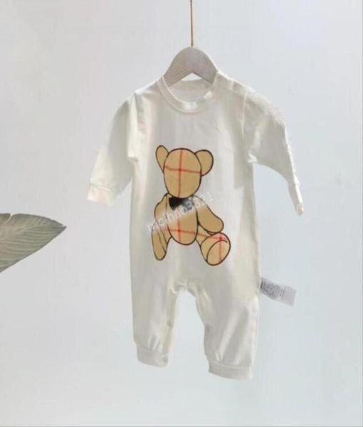 Pagliaccetti per neonati Ragazze Ragazzi Tuta scozzese Maniche lunghe Abbigliamento Bambini Cartoon Manica corta Pagliaccetto per bambini Designer Bambini Clo6428835