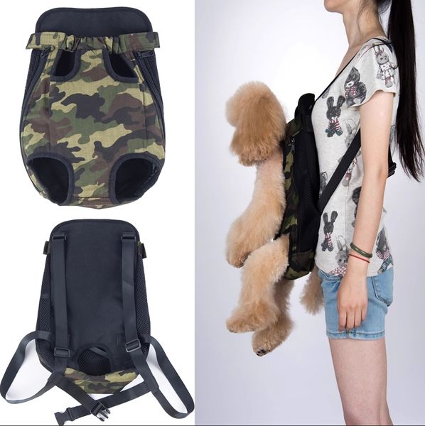 Haustier Hund Rucksack Katze Haustier Ausgehende Tragbare Reise Rucksack Hunde Brust Tasche Haustiere Atmungsaktive Mesh Brust Vierbeinigen Haustier Liefert