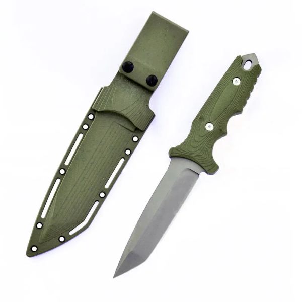 Nuovo 440C Tanto lama manico in gomma con coda stile giapponese coltello da caccia all'aperto tattico militare sopravvivenza campeggio strumento EDC BM 140BK 15700 15006