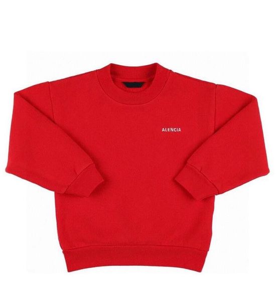 Schöne Jungen Mädchen Marke Pullover Frühling Herbst Kinder Langarm Sweatshirts Baumwolle Buchstaben Gedruckt Kinder Tops Pullover 3-10 jahre