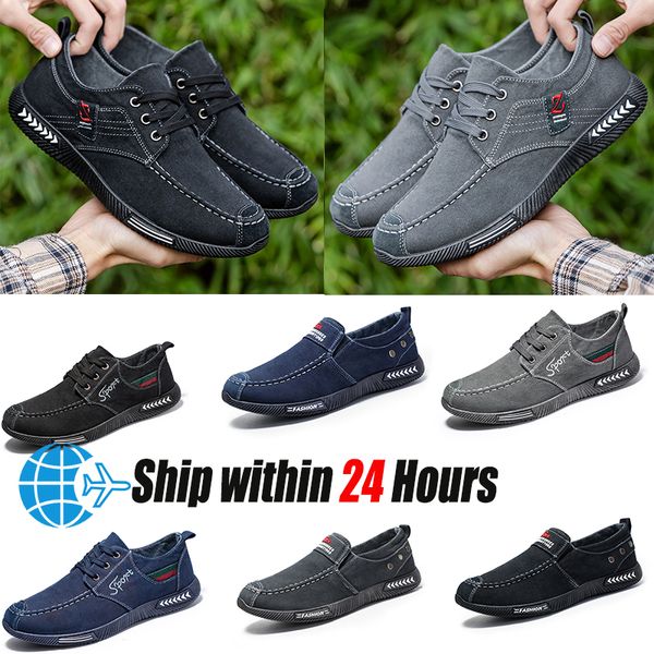 Top qualität Männer Atmungsaktive Casual Schuhe Hombre Jeans Leinwand Schuhe Mode Wohnungen Loafer Espadrilles Männer Weiche Sohle Turnschuhe