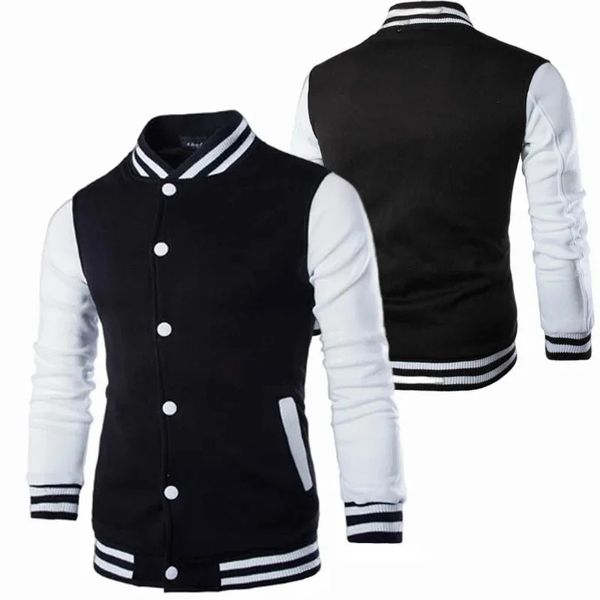 2024 Giacche da baseball Uomo Donna Fashion Design Tinta unita Slim Fit College Varsity Cappotto Giacca da baseball da uomo da donna 240106