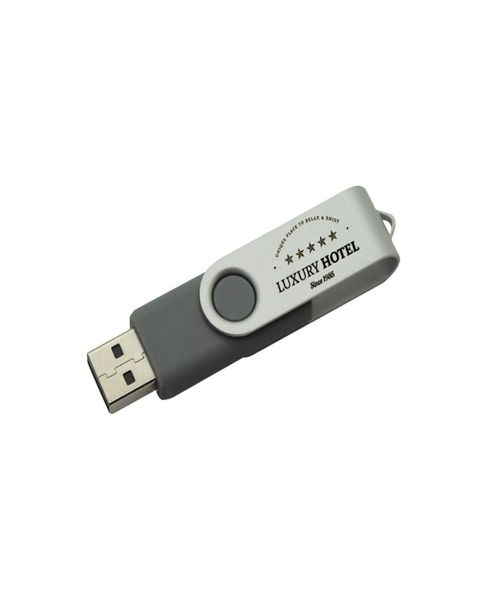 Intero 50 pz 64 MB USB 20 Flash Drive Stampato logo personalizzato Girevole in metallo inciso Personalizza Nome Memory Stick per PC Macbook Pe7431845