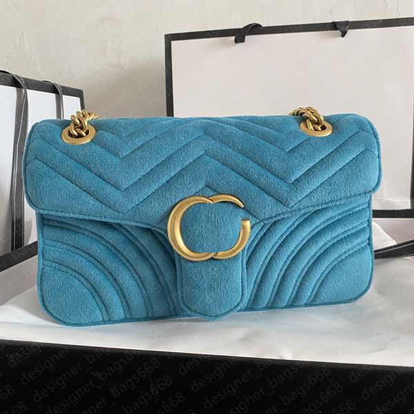 Kadınlar lüks tasarımcı crossbody çanta cüzdanları 7a kalite kadife omuz çantaları zincir poşet çantaları kış ladys moda crossbody lüks tasarımcı flep çanta telefon çantası