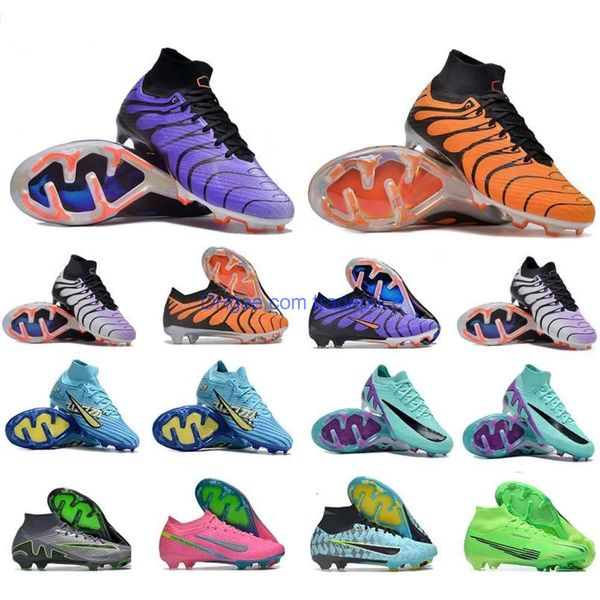 Mercurial 9 Chuteiras de futebol Crampons IX Elite FG VoltageRoxo Botas de futebol Mens Crianças Meninas Elite Superbfly XV 15 AG Turf SG Rosa ouro American Foot Ball Shoes